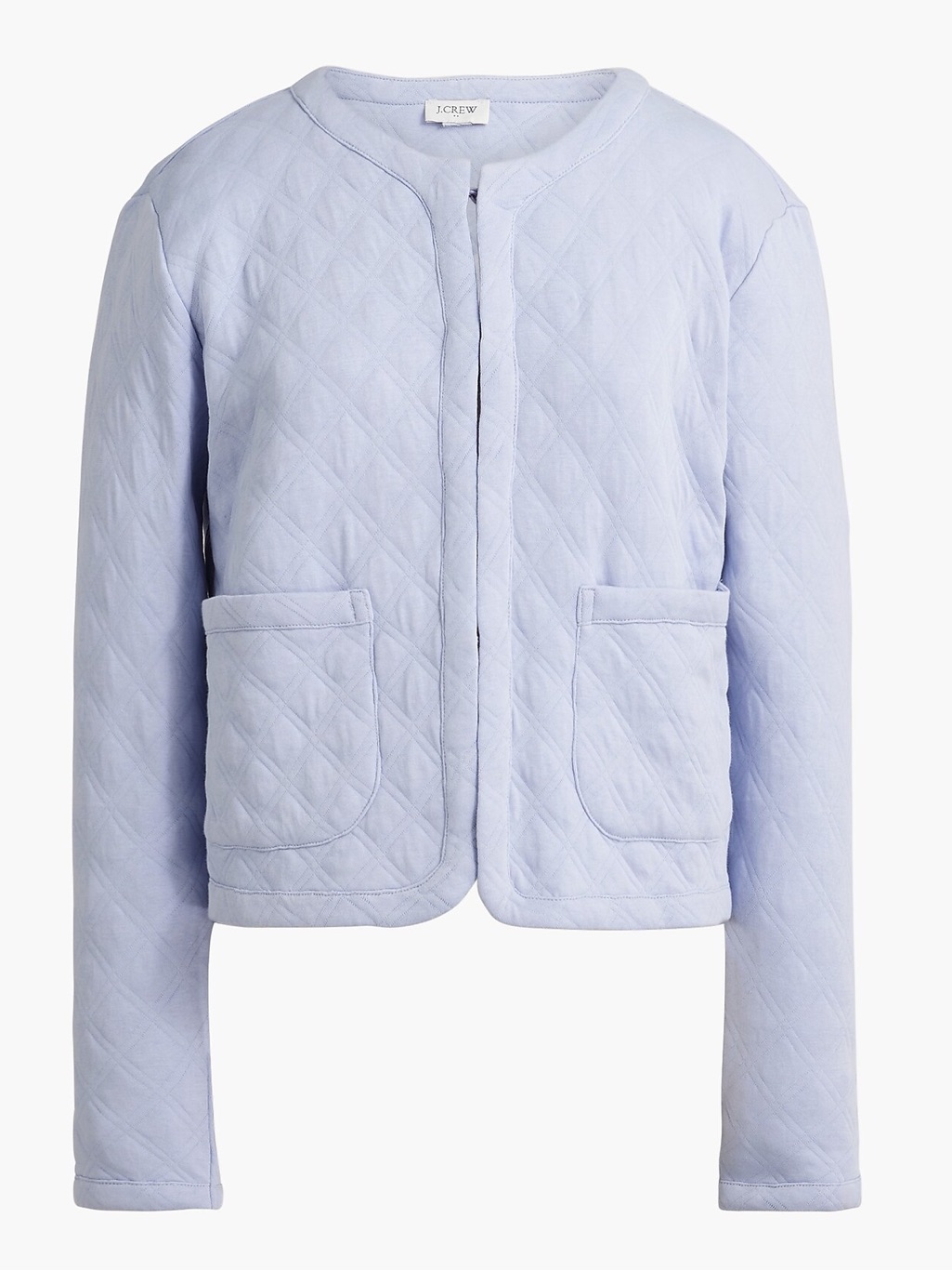 J. Crew Light Blue Quilted Jacket - Size Xs